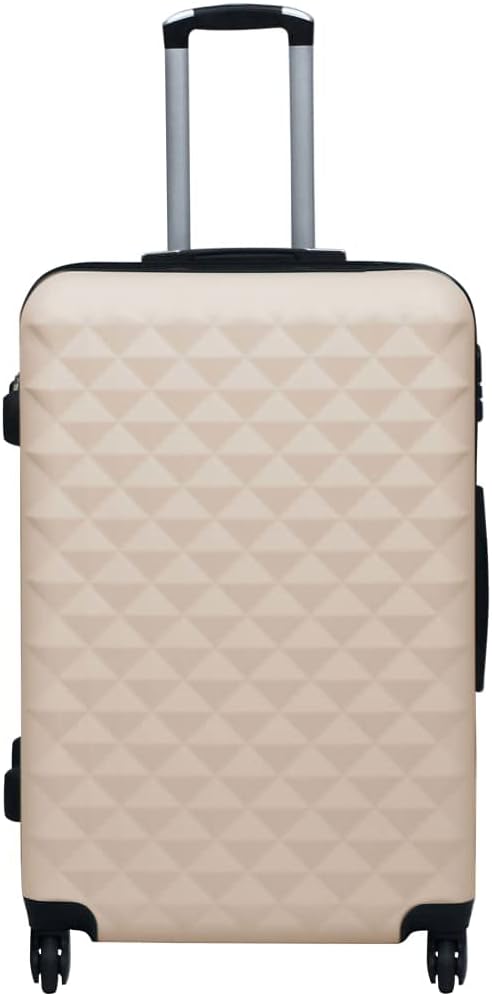 vidaXL Hartschalen-Trolley-Set 2 Stk. Golden ABS, Gold