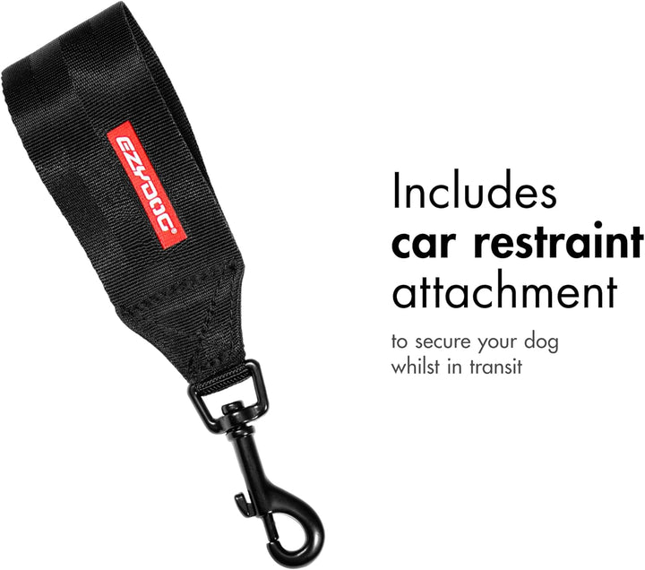 EzyDog Hundegeschirr Auto mit Sicherheitsgurt, Brustgeschirr Hund, Sicherheitsgeschirr Hund, 'Chest