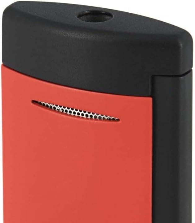 ST Dupont New Mini Jet Feuerzeug Schwarz und Mattrot