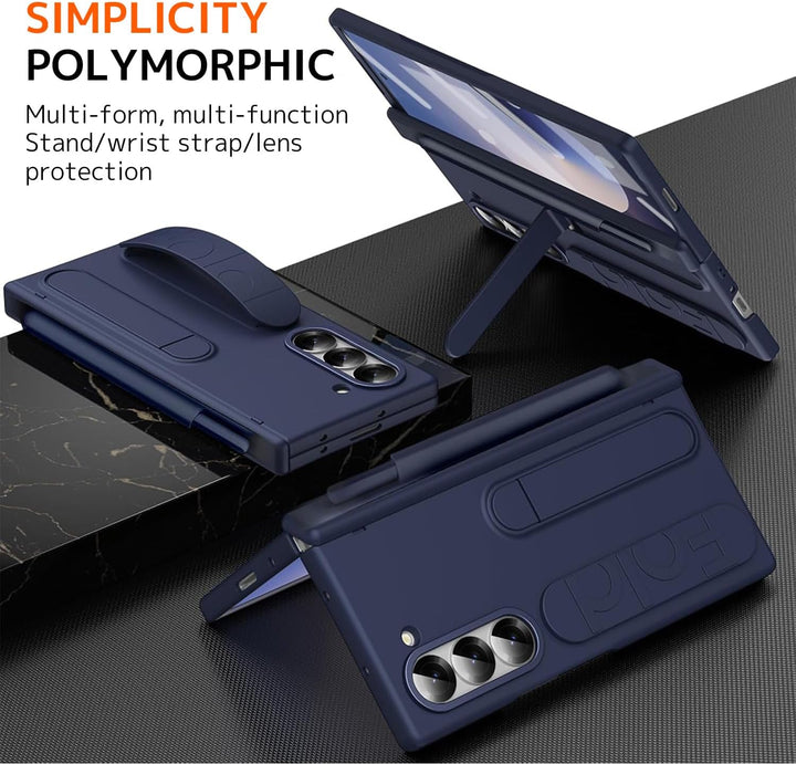 NINKI für Samsung Galaxy Z Fold 5 Hülle mit Stift und Halter Galaxy Z Fold 5 Handyhülle mit Ständer