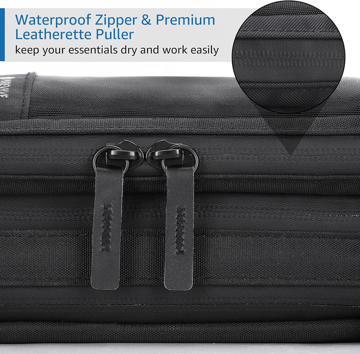 Purevave Kompakte Herren Kulturbeutel zum Aufhängen, Herren Dopp Kit für Reisen, wasserdicht, Waschb