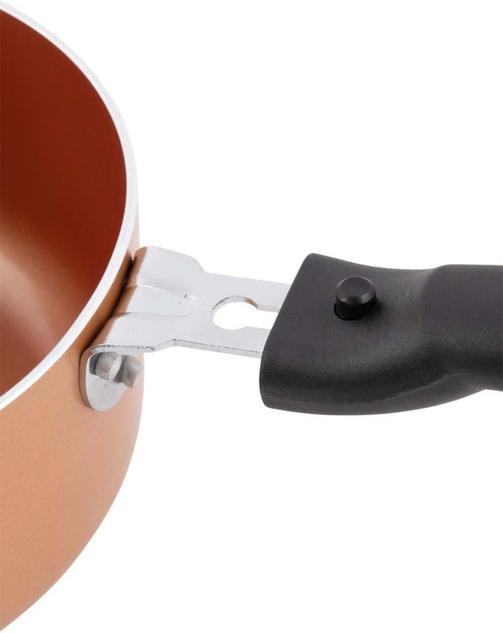 Bo-Camp Bratpfanne Keramik Beschichtung Tellefson Wok Pfanne Induktion Alu Ø26cm