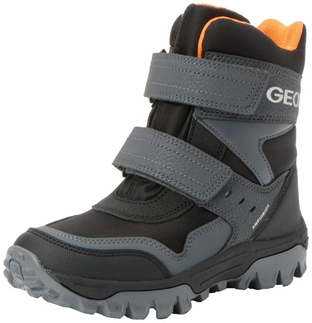 Geox Jungen J Himalaya Boy B AbxAnkle Boot 31 EU Black Orange, 31 EU Black Orange