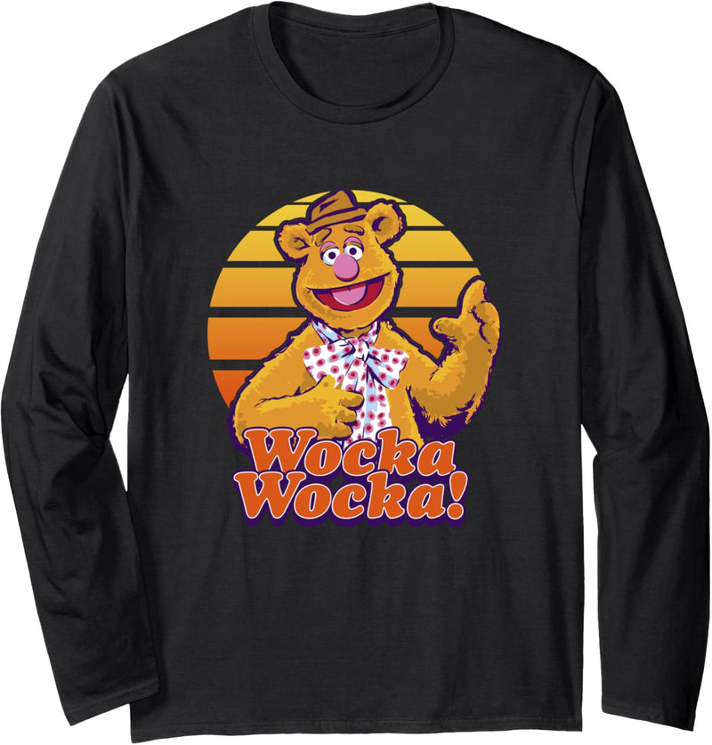 Disney Die Muppets Fozzie Bear Wocka Wocka Portrait Langarmshirt