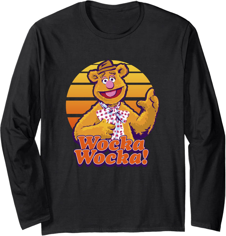 Disney Die Muppets Fozzie Bear Wocka Wocka Portrait Langarmshirt