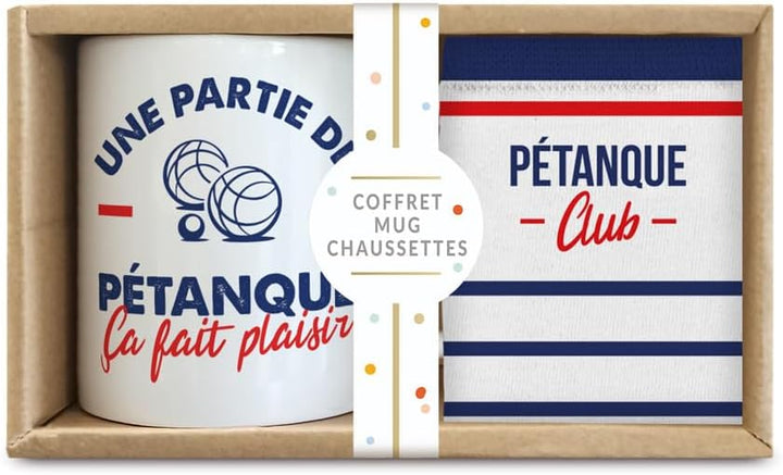 p2g Petanque Club Tasse mit Socken