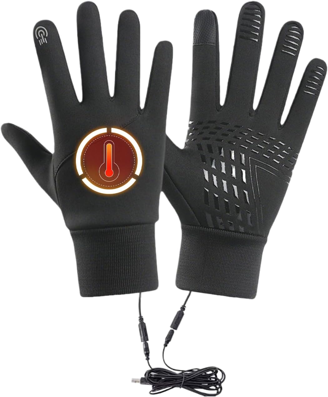 Heated Gloves, Touchscreen Thermal Mittens, Waterproof Winter Warmers, Electric Outdoor Gear, Warmin