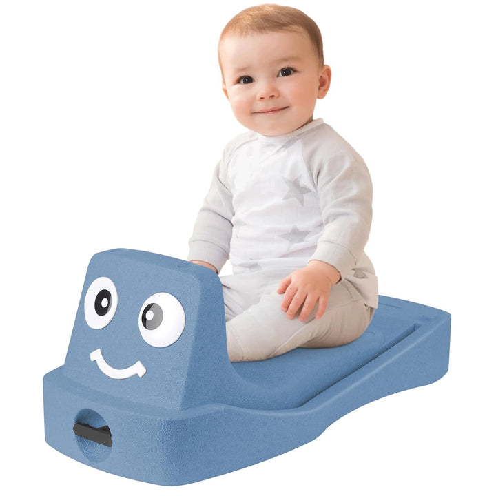 5 in 1 Rutschauto ab 1 Jahr, Babyrutscher mit 360° Geräuschlose Räder, Babyroller bis 26kg, Baby-Wal