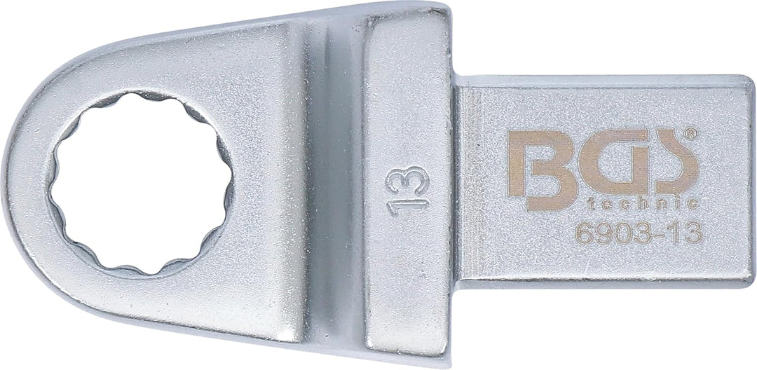 BGS 6903-13 | Einsteck-Ringschlüssel | 13 mm | Aufnahme 14 x 18 mm, 13 mm