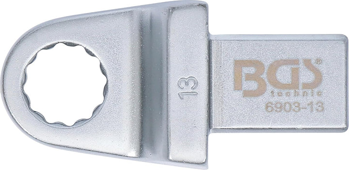 BGS 6903-13 | Einsteck-Ringschlüssel | 13 mm | Aufnahme 14 x 18 mm, 13 mm