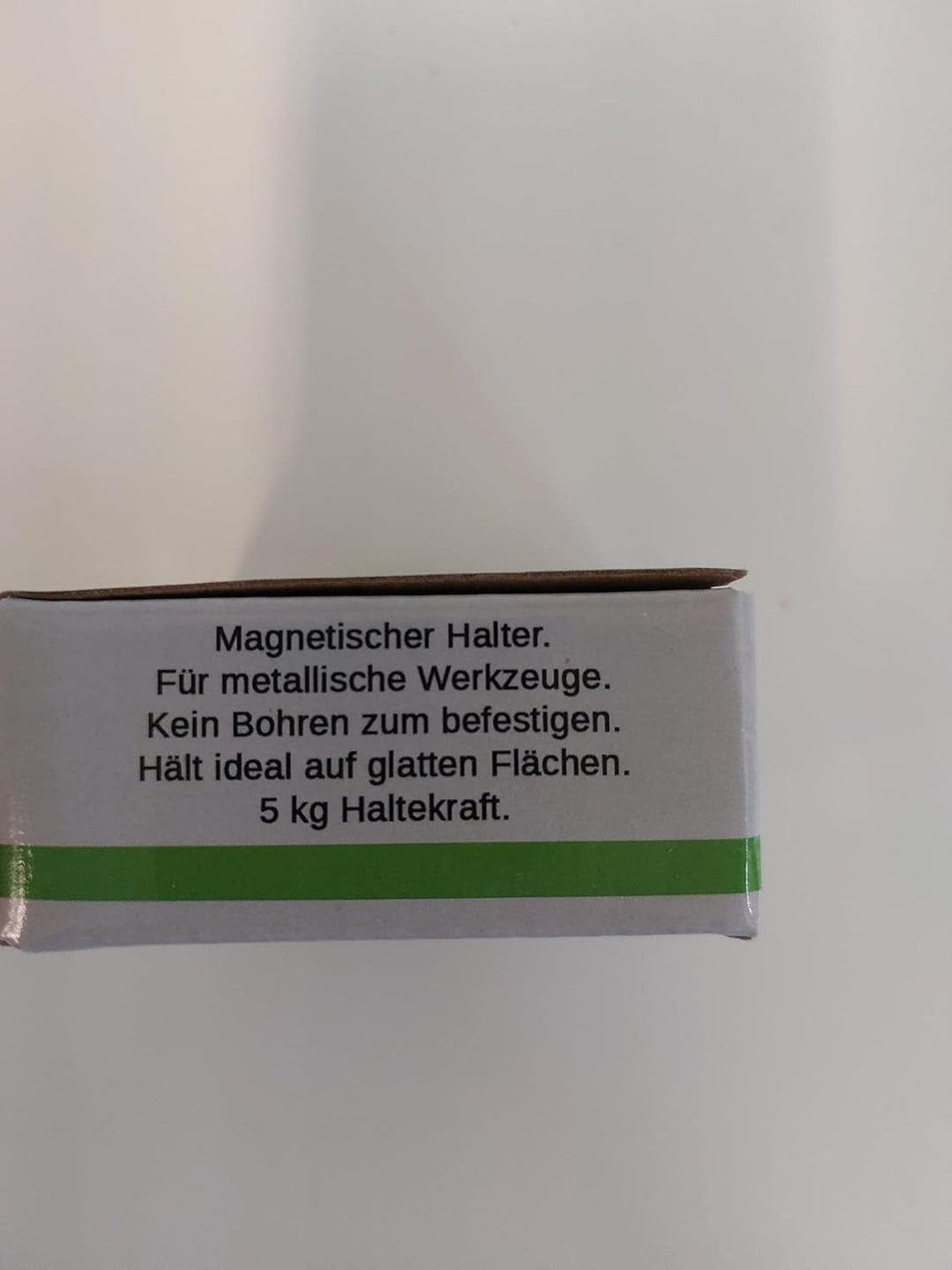 KÜCHENKOMPANE – magnetischer Messerhalter aus Edelstahl in silber | Magnet mit Saugnapf, ohne bohren