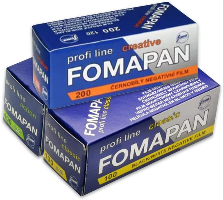 FOMAPAN TESTBOX 120ER 100/200/400 FILMBOX MIX 120mm, MIX 120mm