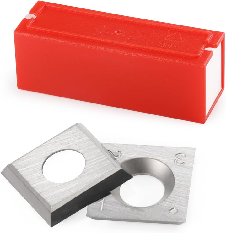 Trvoxviq Wendeplatten Wendemesser 10 Stück Ersatzklingen(14x14X2mm, 30°) für Drehmeissel Planfräser
