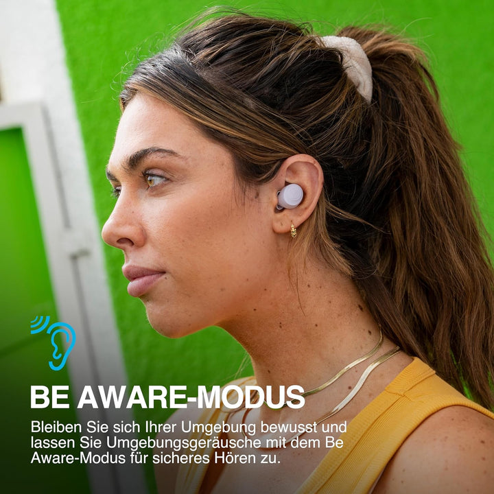JLab Go Air Pop+ In Ear Kopfhörer kabellos Bluetooth, True Wireless Kopfhörer, 35+ Std. Headphones,