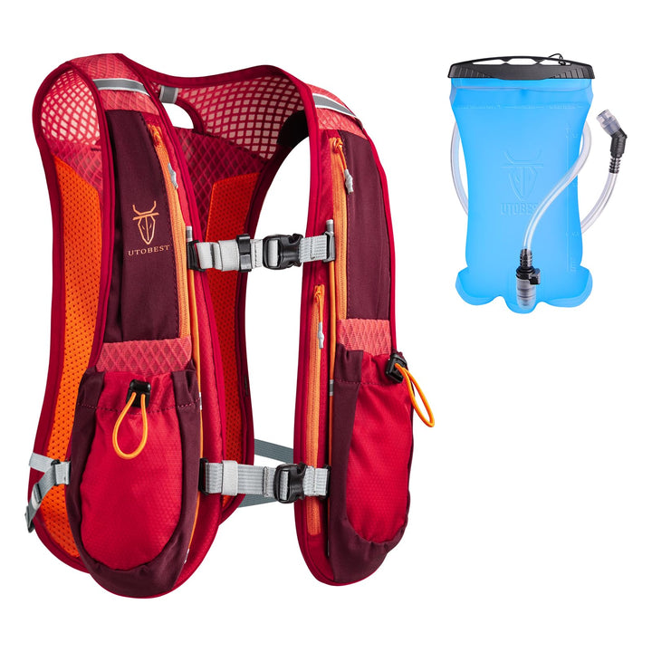 UTOBEST Trinkrucksack 5L Herren Damen Ultraleicht Laufrucksack für Laufen,Marathon,Jogging,Radfahren