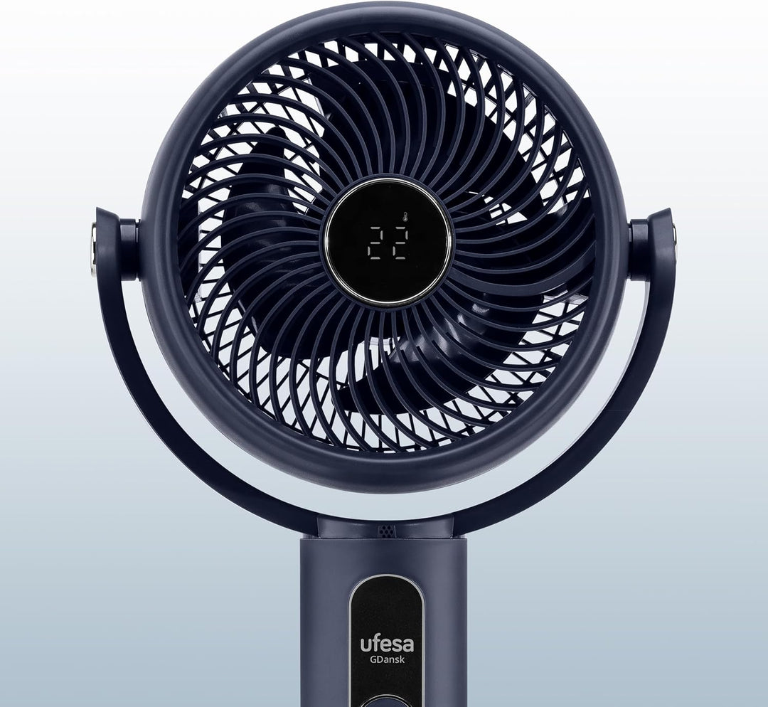 Ufesa 3D50 Umluftventilator ventilator mit 360º 3D-Oszillation, multidirektional, 50W, 2 Höhen, 3 Ge