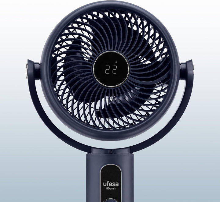 Ufesa 3D50 Umluftventilator ventilator mit 360º 3D-Oszillation, multidirektional, 50W, 2 Höhen, 3 Ge
