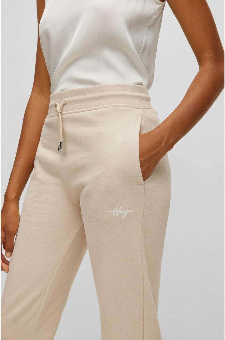 HUGO Damen Easy Jogger Pants L Light Beige271, L Light Beige271