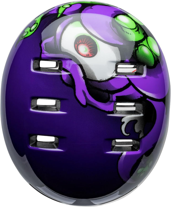 Bell Lil Ripper Childrens Helmet Gloss Purple Tentacle Einheitsgrösse, Gloss Purple Tentacle Einheit