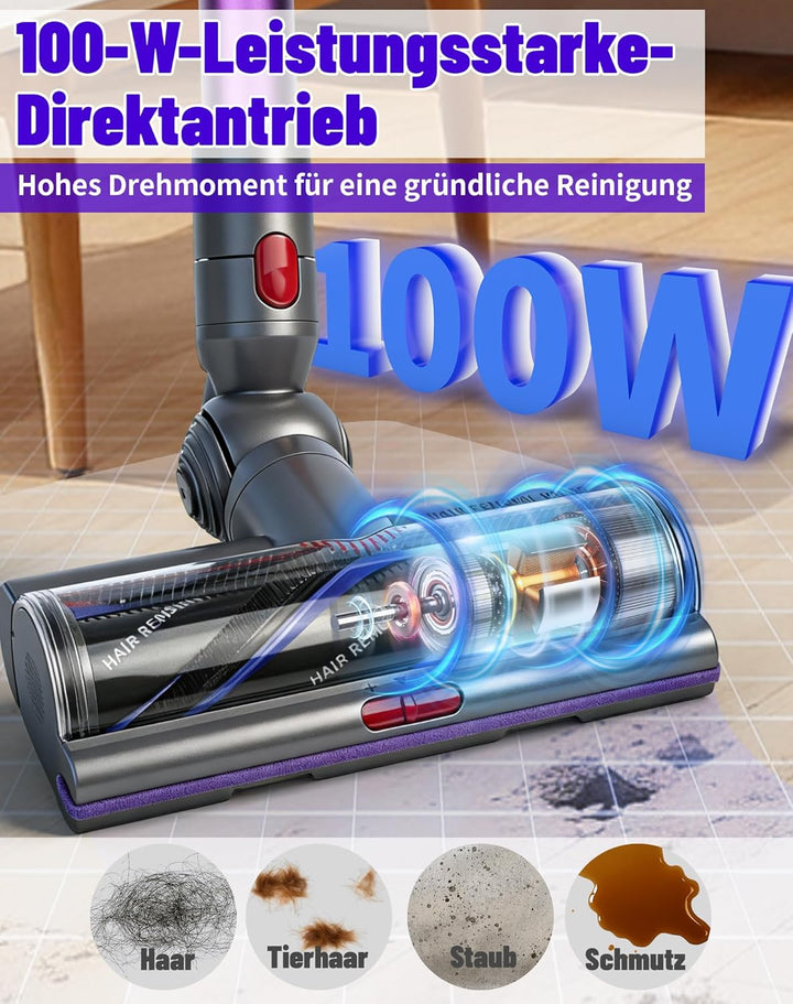 Bürste für Dyson V11 V15 V7 V8 V10 Ersatzteile Direktantrieb Bodendüse für Dyson SV10 SV11 SV12 SV14