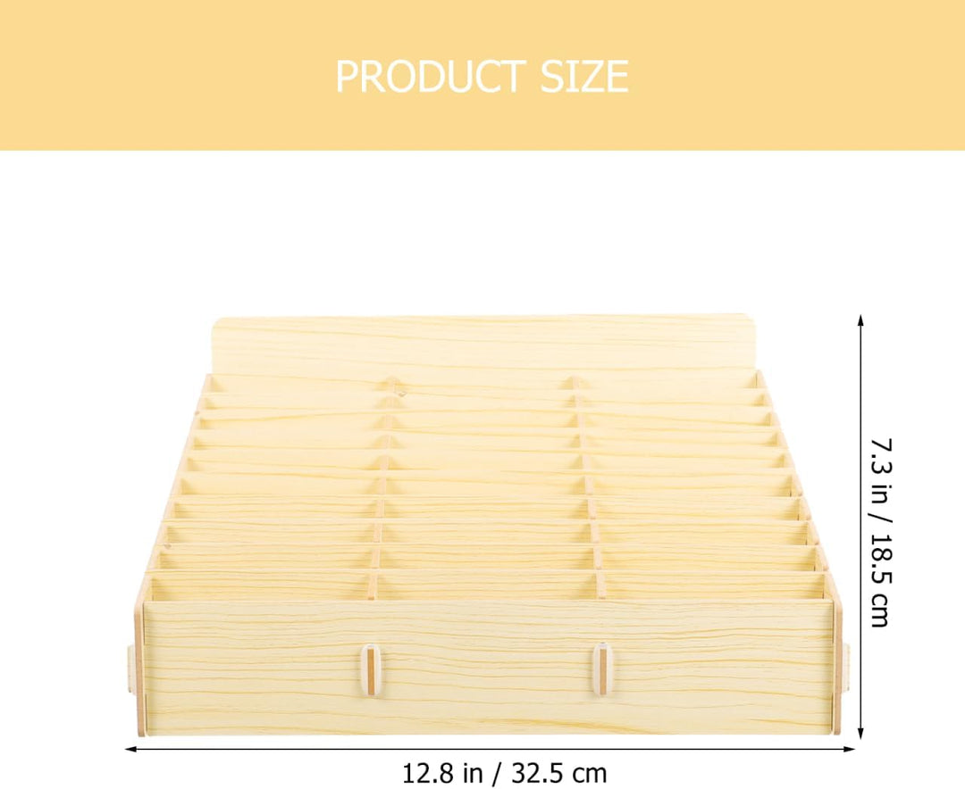 Operitacx Holz Handy Aufbewahrungsbox Mit 30 Fächern Mobile Phone Storage Box Für Klassenzimmer Und
