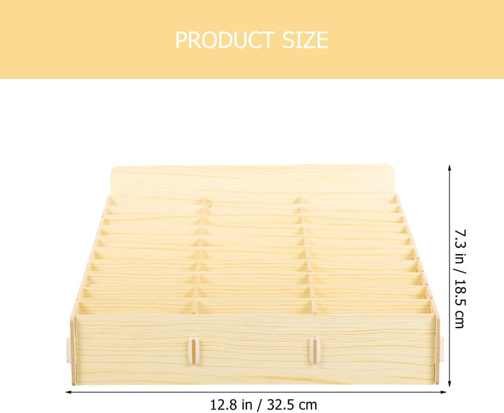 Operitacx Holz Handy Aufbewahrungsbox Mit 30 Fächern Mobile Phone Storage Box Für Klassenzimmer Und