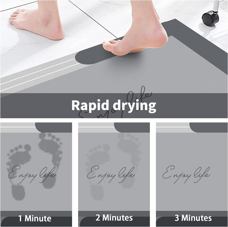 YeahBoom Super Absorbierende Bodenmatte,60 * 90cm Schmutzabweisend Bodenmatte Für Bad,rutschfest Küc