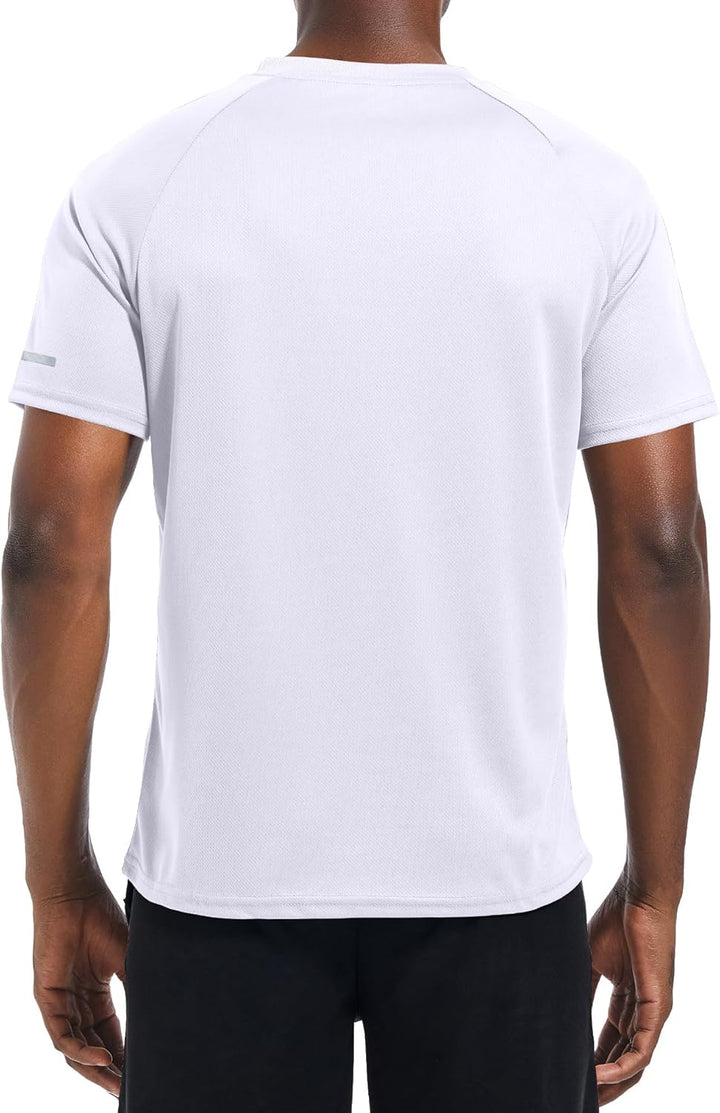 Herren Activewear T-Shirts 1/3/4/5/6er Pack | Slim Fit Sport Shirts | Atmungsaktiv, Schnelltrocknend
