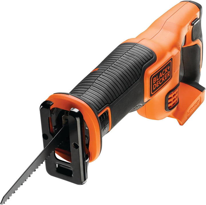 BLACK*DECKER Säbelsäge Akku (18V, 22 mm Hublänge, max. 110 mm Schnitttiefe, flexibler Sägeschuh, erg