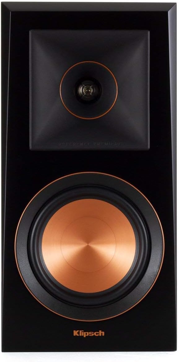 Klipsch RP-500M Lautsprecher, 75 W, Verkabelt (Braun) Walnuss, Walnuss