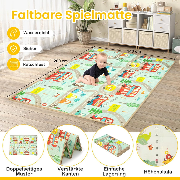 GOPLUS Baby Laufstall mit 50 Spielbällen, Krabbelgitter für Kleinkinder & Säulinge, Laufgitterzelt m
