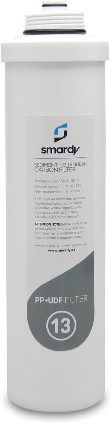 smardy 5x Wasserfilter Ersatzfilterset Nr. 8 | 9 | 11 | 12 | 13 für Wasserfilteranlage Ersatzfilter