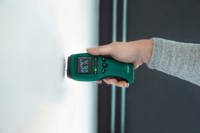 VONROC Feuchtigkeitsmessgerät - LCD Display mit Hintergrundbeleuchtung - Profi und präzise Messung v