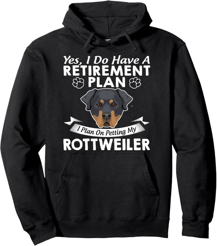 Altersvorsorge - Streichel Meinen Rottweiler Pullover Hoodie