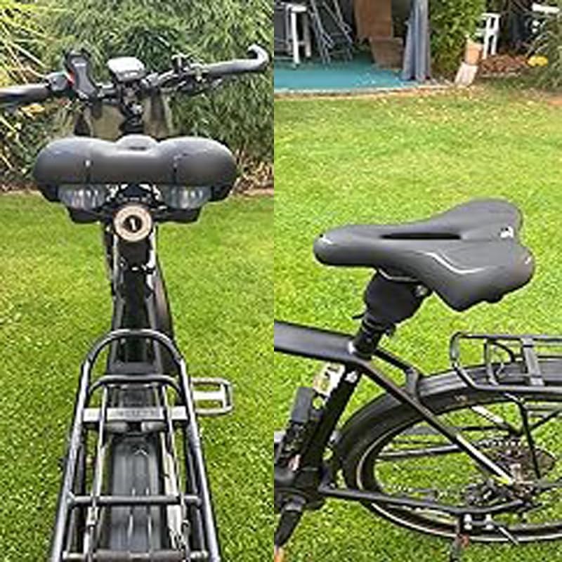 Bike Sattel Premium Universal Cloud Plus Fahrradsattel Bequem Weich Memory Schaum Radsattel Cityrads
