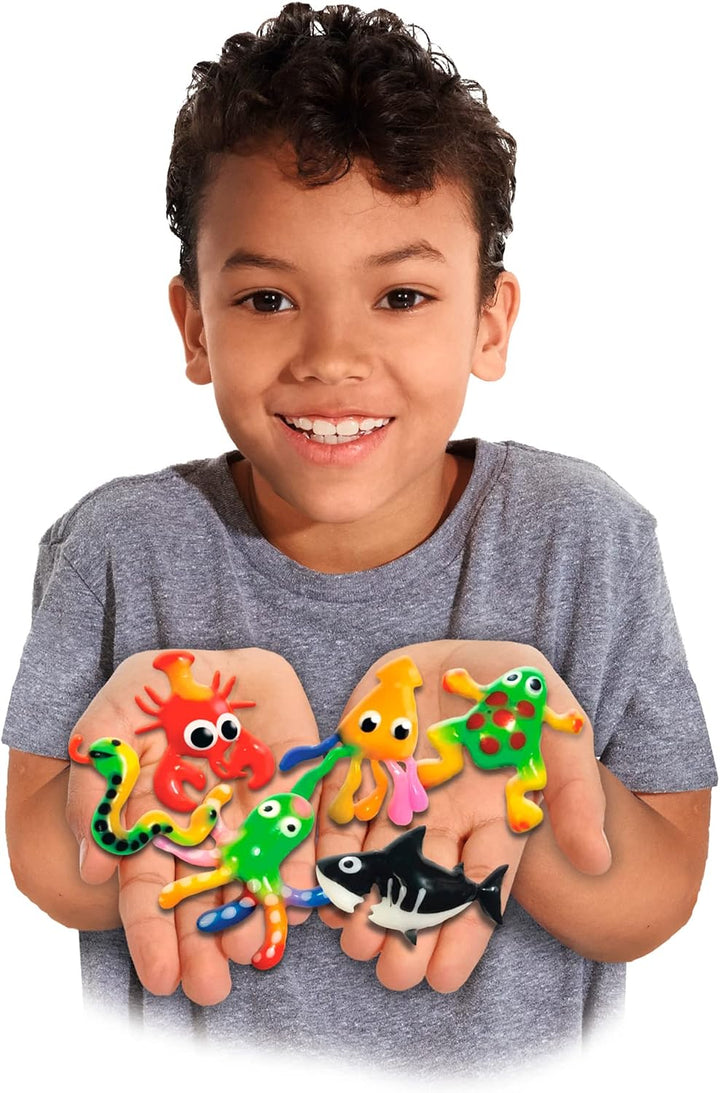 Simba Aquagelz PlaySet Starfish, CREA Weiche 3D-Figuren, inkl. Faltszenario, 12 Farbdosen, 8 Formen,