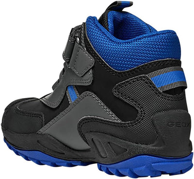 Geox Jungen J New Savage Boy B A Sneaker 24 EU Grau, 24 EU Grau