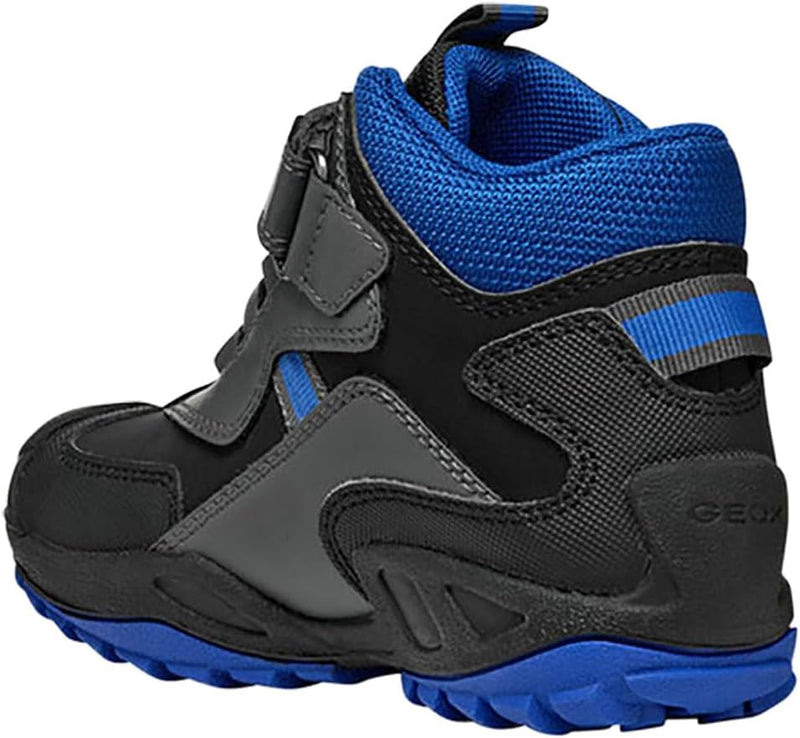 Geox Jungen J New Savage Boy B A Sneaker 24 EU Grau, 24 EU Grau