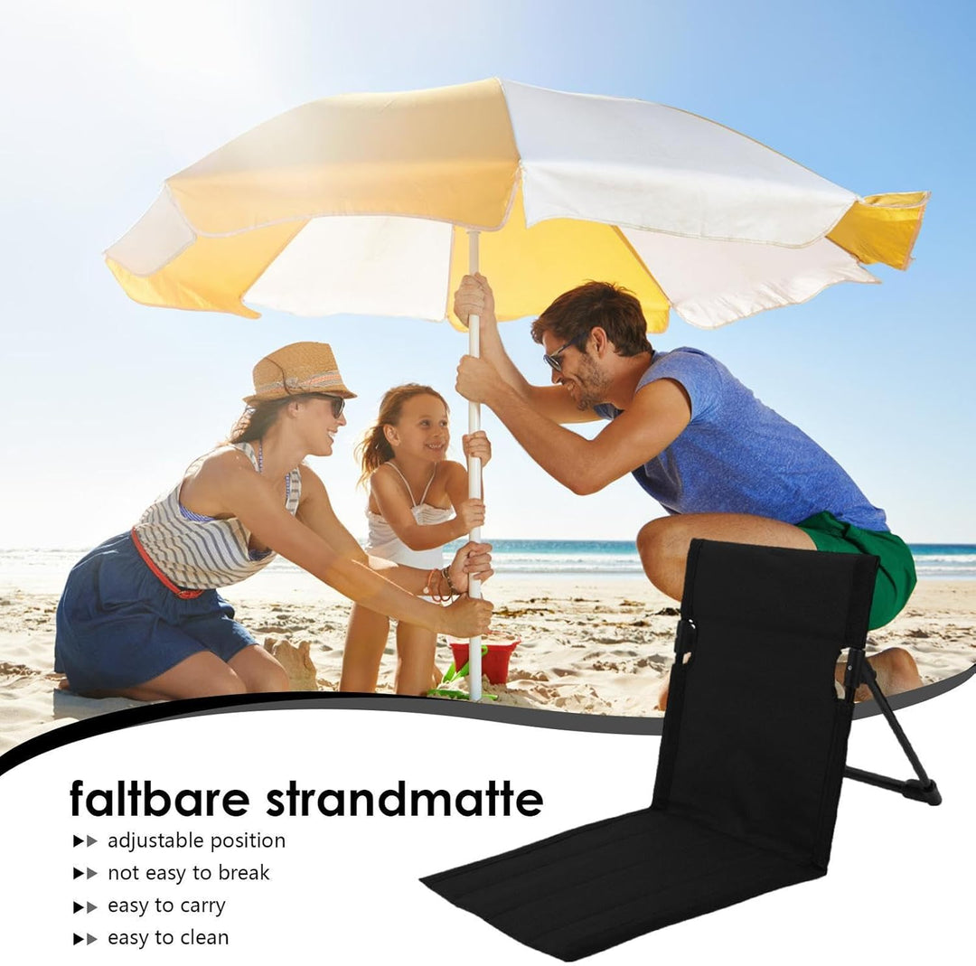 Strandliege, Strandstuhl - Klappbarer Loungesessel | Wasserfeste Strandliege mit Verstellbarer Rücke