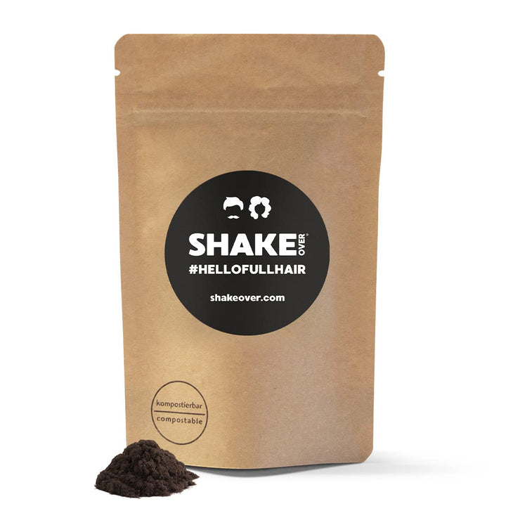 SHAKE OVER Veganes Streuhaar zur Haarverdichtung, mit Zink angereicherte Fasern, hochwertiges Schütt