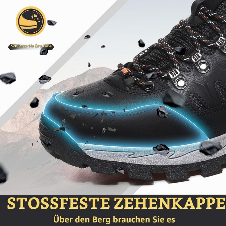 Littleplum Herren Wanderschuhe Winterschuhe Waterproof Wanderstiefel Outdoor Rutschfest High Top Tre