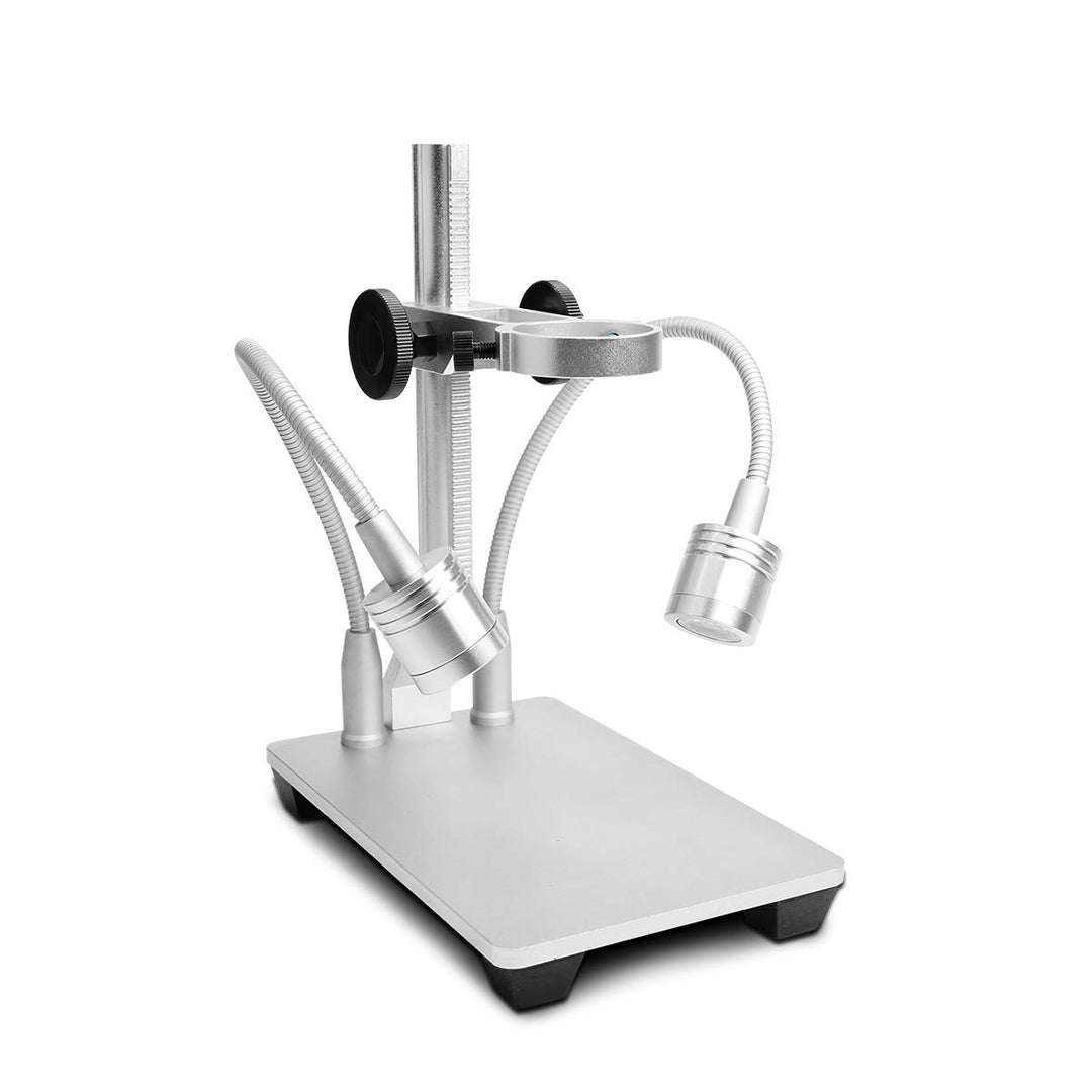 Jiusion Ständer mit 2 Lampen aus Aluminiumlegierung, universell verstellbar, professioneller Standha