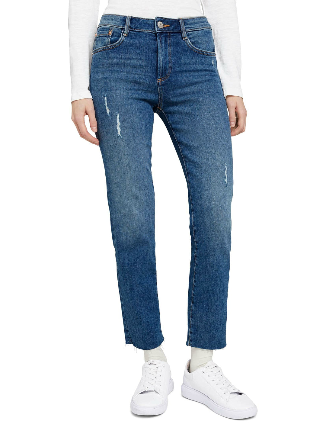 TOM TAILOR Damen Jeanshosen Kate Slim Jeans Light Stone wash Denim,30,10280,6000