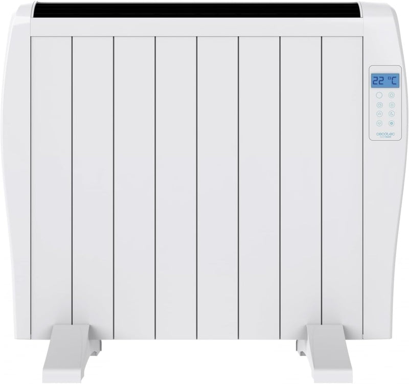 Cecotec Flachheizkörper mit Fernbedienung ReadyWarm 1800 Thermal. 1200 W, 8 Elemente aus Aluminium,