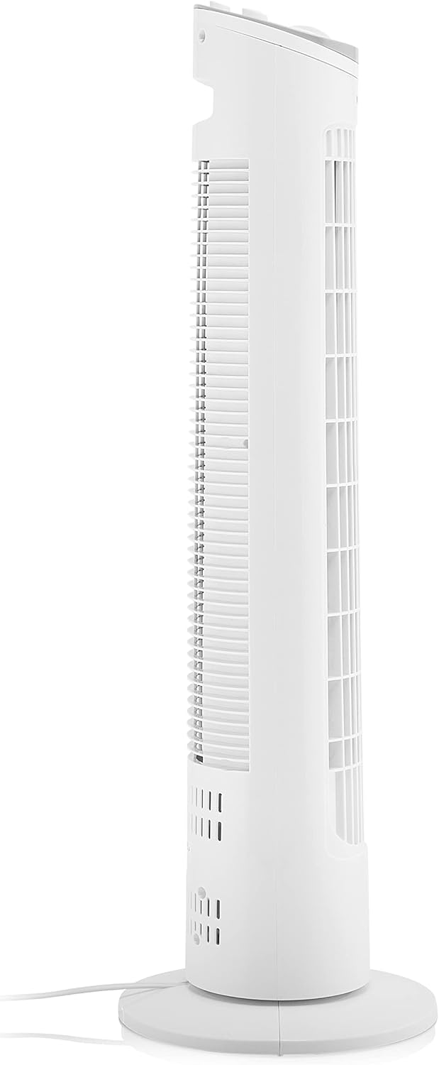 Tristar VE-5864 Turm-Ventilator, Oszillierend 85°, 40 Watt Leistung, mit Timerfunktion, optimal für