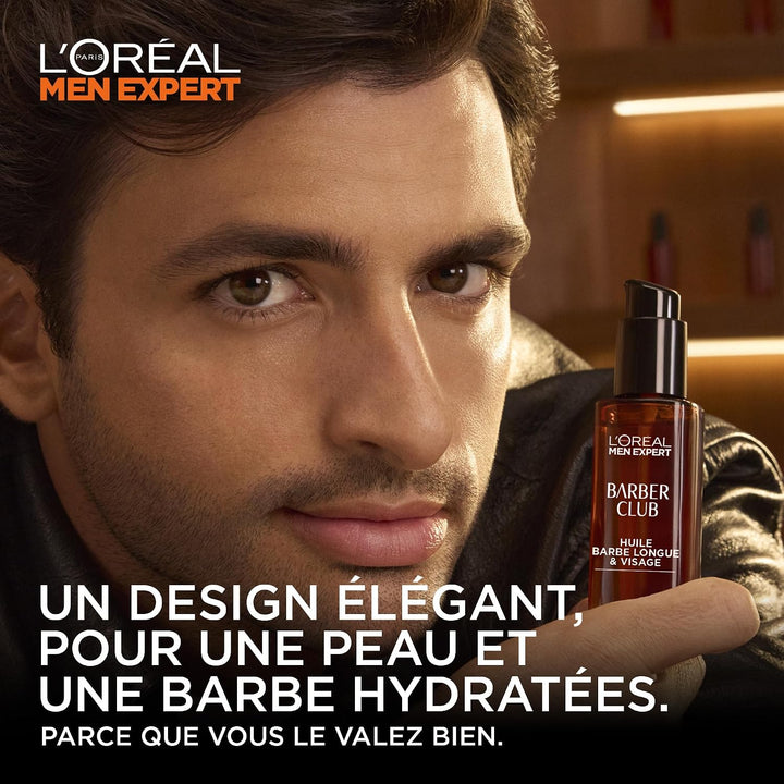 L'Oréal Men Expert BarberClub Herrenöl mit ätherischem Zedernholz 30 ml, 1 Stück
