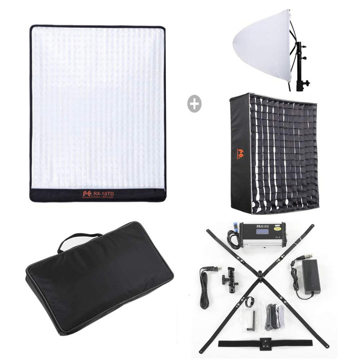 Falcon Eyes RX-18TD Flexible LED Video Panel Light 100W Adjustable 3000K-5600K LED Photo Lighting +