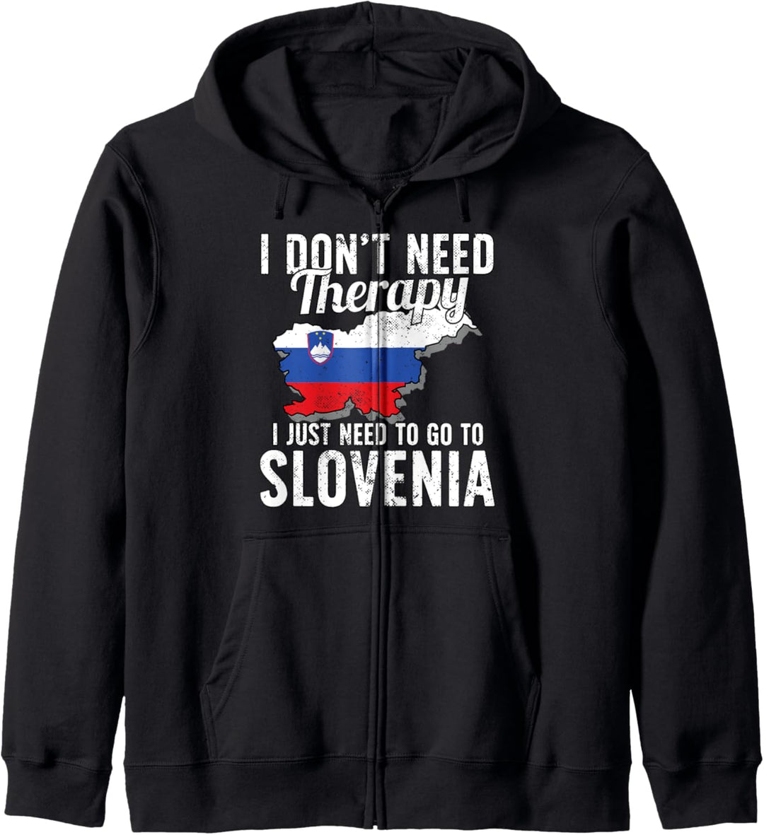 Slowenische Flagge I Slowenien Flagge I Urlaub Slowenien Kapuzenjacke