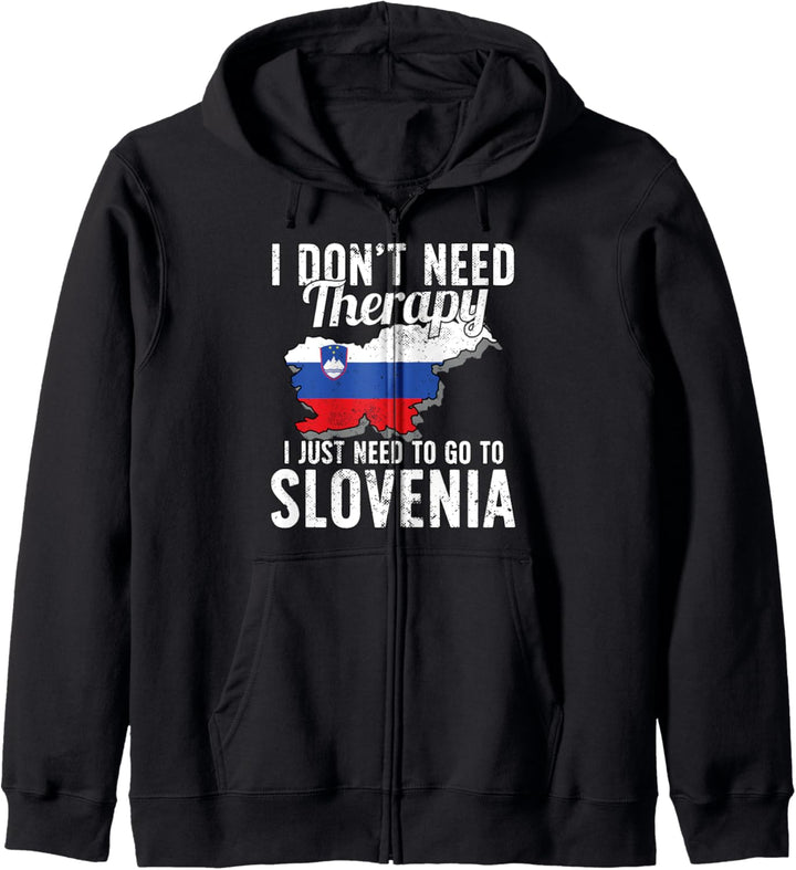 Slowenische Flagge I Slowenien Flagge I Urlaub Slowenien Kapuzenjacke