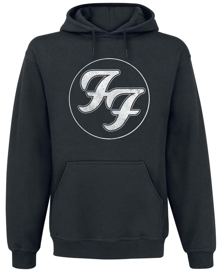 Foo Fighters Logo In Circle Männer Kapuzenpullover schwarz Band-Merch, Bands, XXL Schwarz